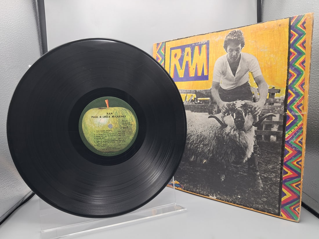 1971 Paul & Linda McCartney Ram Vinyl Album - SMAS-3375 (1 of 9)