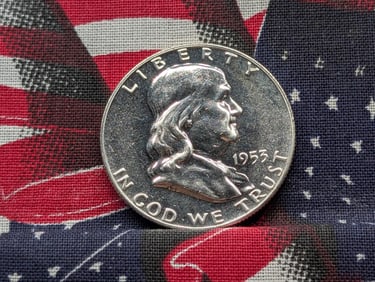 1953 PROOF Franklin Silver Half Dollar