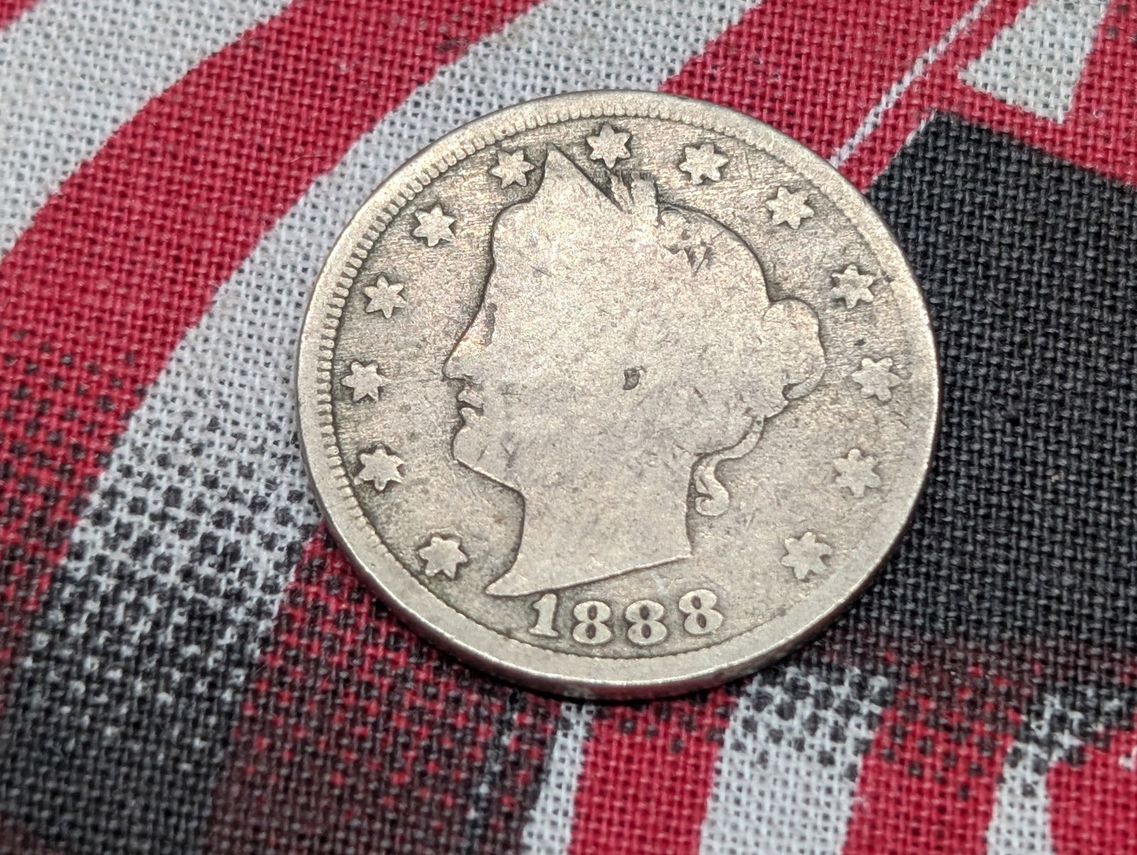 1888 Liberty Head V-Nickel  (1 of 2)