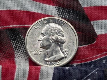 1934 Washington Silver Quarter *AU/UNC*