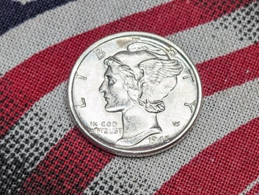 1945-D Mercury Silver Dime *BU*