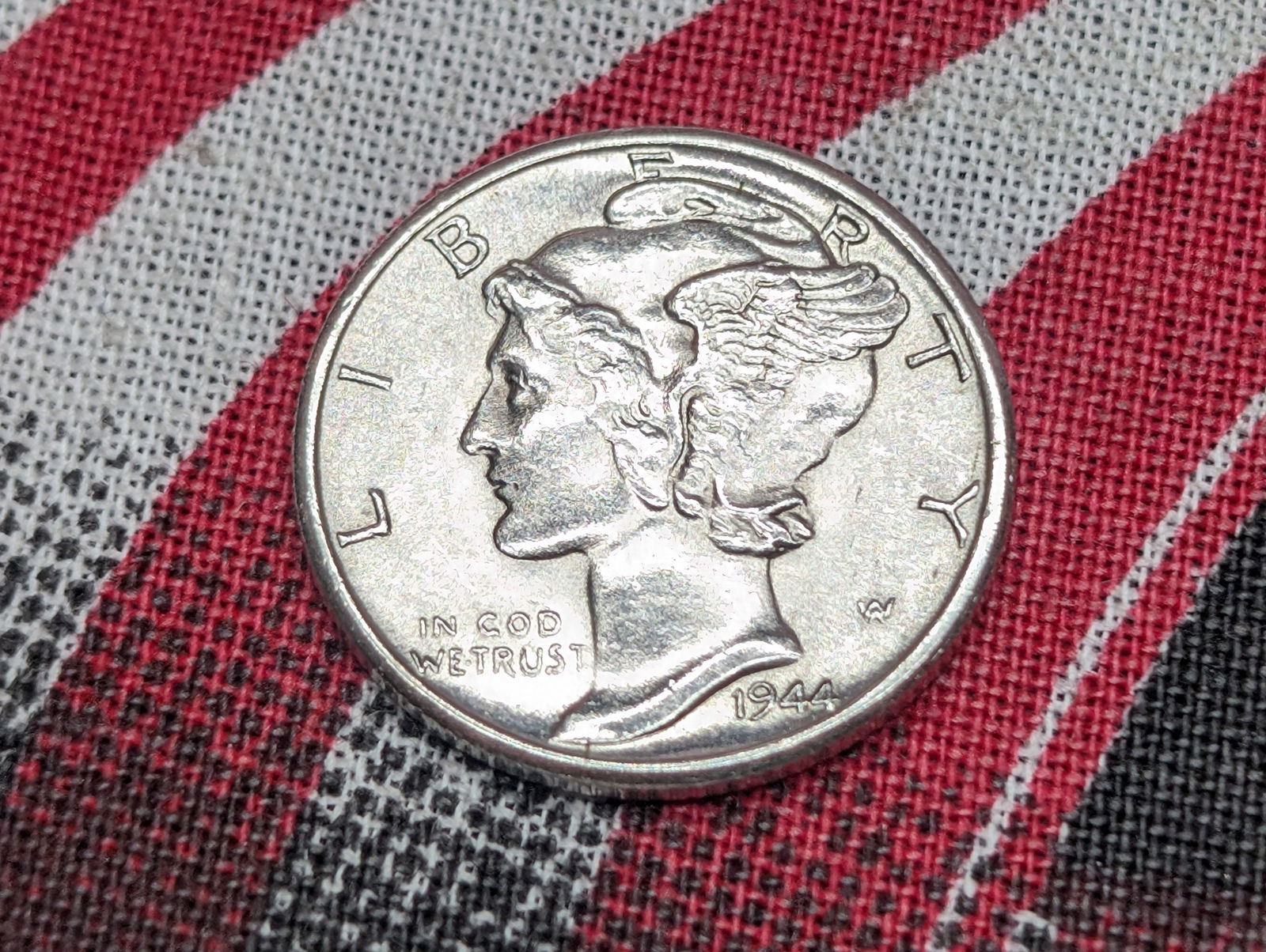 1944-D Mercury Silver Dime *BU* (1 of 2)