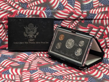1997-S U.S. Mint Premier Silver Proof Set in OGP 