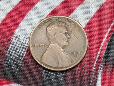 1911-S Lincoln Wheat Cent *BETTER DATE - VG+*