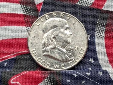 1951-D Franklin Silver Half Dollar *AU/UNC*