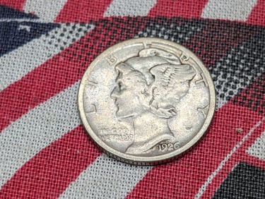 *XF* 1926-S Mercury Silver Dime