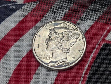 1943-S FSB Mercury Silver Dime *BU*