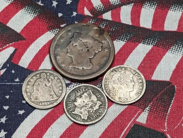 Grab Bag of Various Vintage U.S. Coins