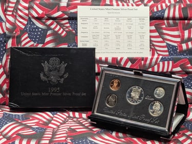 1995-S U.S. Mint Premier Silver Proof Set in OGP w/ COA