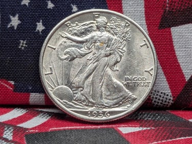 1936-D Walking Liberty Half Dollar *UNC - BLAST WHITE*