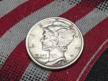 1917-S Mercury Silver Dime *AU*