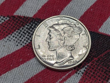 1943 Mercury Silver Dime *GEM BU*