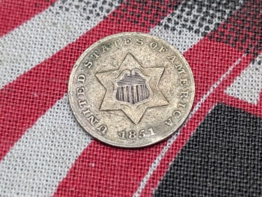 1851 Three Cent Silver *VG/FINE*
