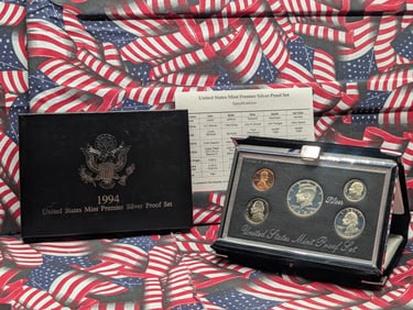 1994-S U.S. Mint Premier Silver Proof Set in OGP w/ COA