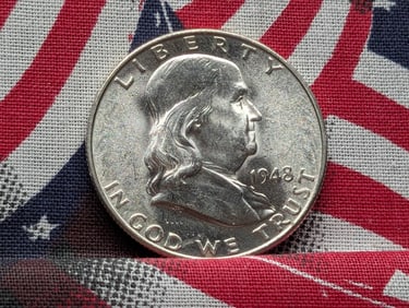 1948-D Franklin Silver Half Dollar *GEM BU*