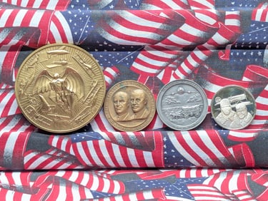 Lot of 4 Various Dayton, Ohio & Evolution of Flight Commemorative Medals