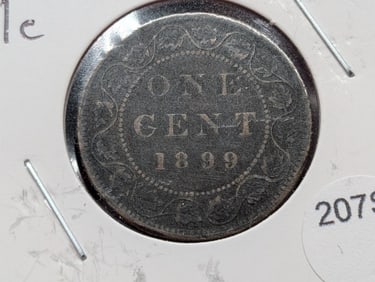 1899 Canadian Large Cent 