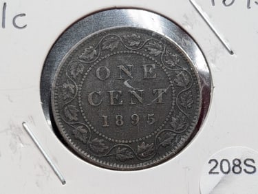 1895 Canadian Large Cent 