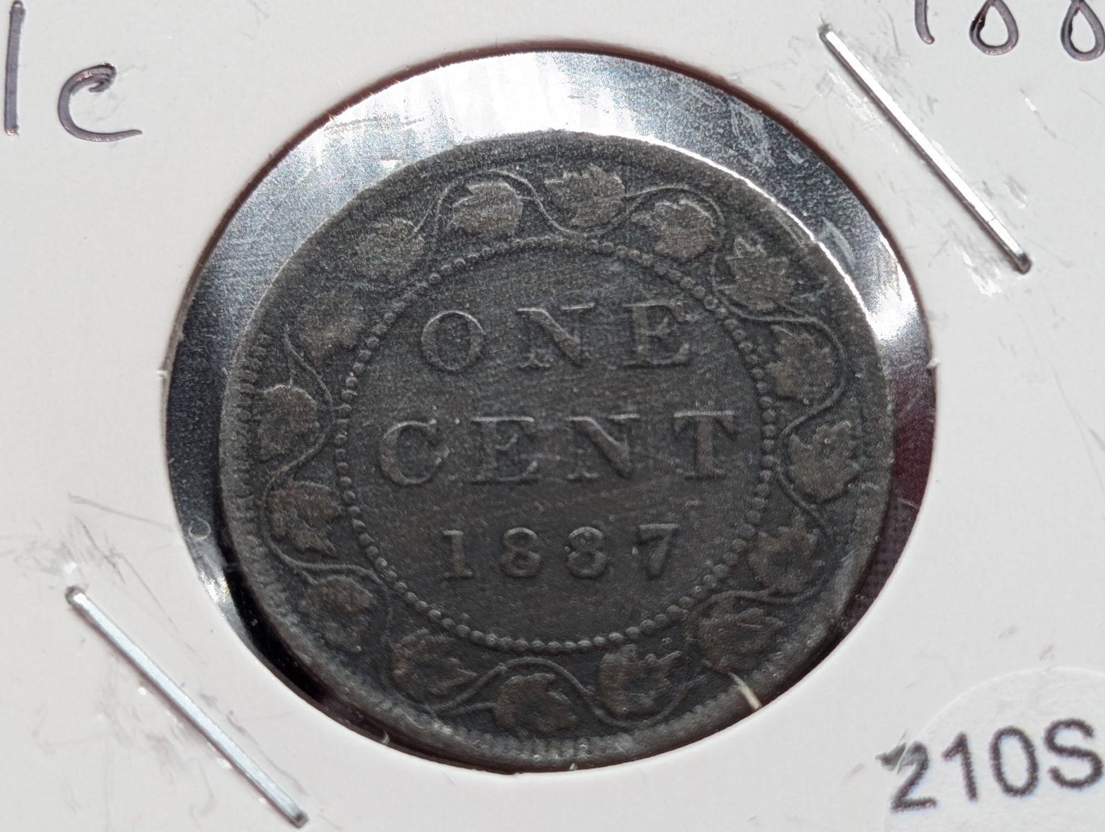 1887 Canadian Large Cent : 1887 Canadian Large Cent