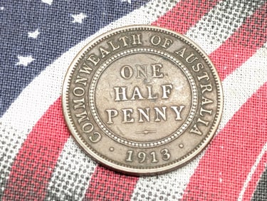 1913 Australian Half Penny