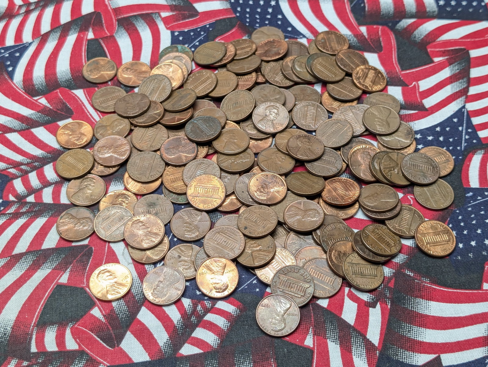 1 Lb. of 1981 & Earlier Copper Lincoln Memorial Cents: 1 Lb. of 1981 & Earlier Copper Lincoln Memorial Cents