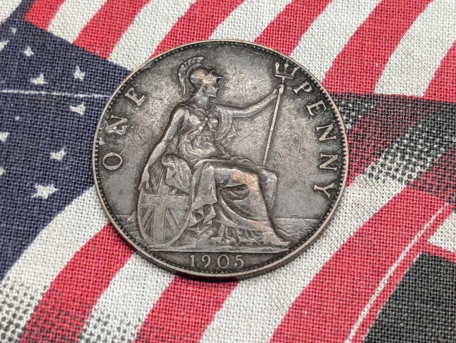 1905 Great Britain Large Cents  (1 of 2)