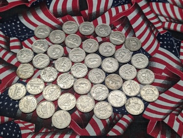 (43) Canadian Nickels 1937-1946