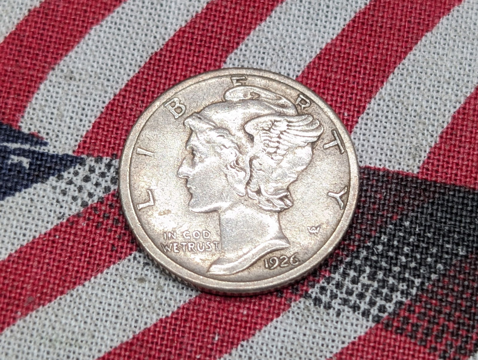 1926-D Mercury Silver Dime *VF+* (1 of 2)