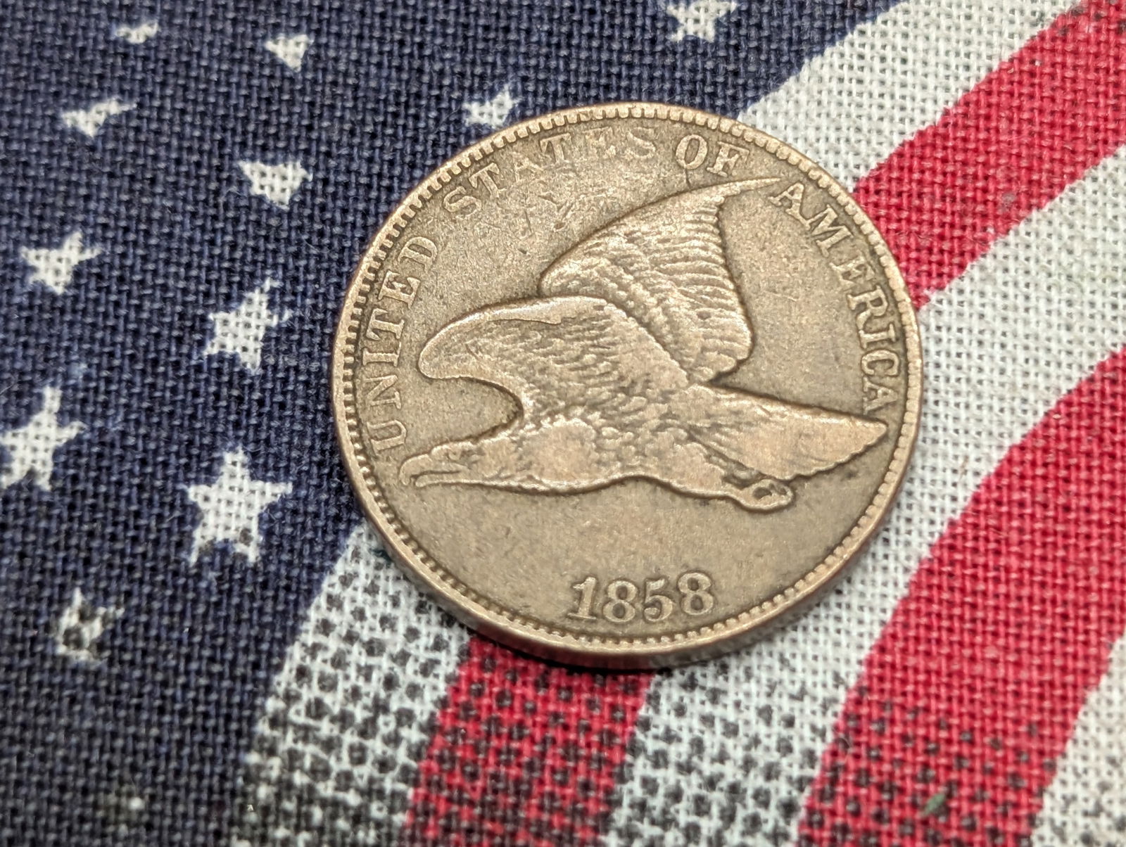 *VF/XF* 1858 Flying Eagle Cent (1 of 2)