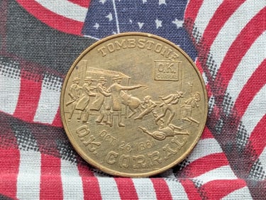 Tombstone O.K. Corral Medallion, Oct. 26, 1881