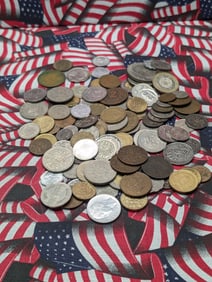 Bag of 1.4 Lbs. of Various Vintage & Modern World Coins