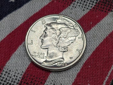 1942-D Mercury Silver Dime *GEM BU*