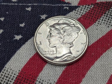 1938 FSB Mercury Silver Dime *GEM BU*