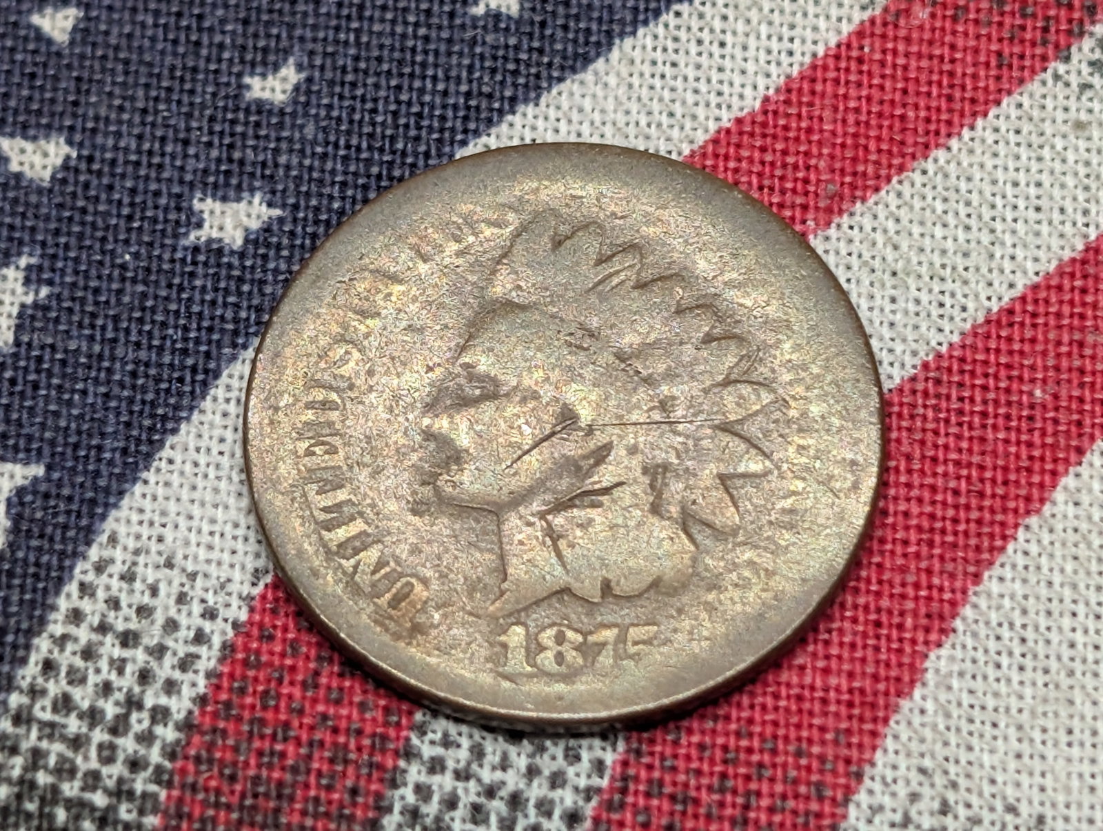 1875 Indian Head Cent: 1875 Indian Head Cent