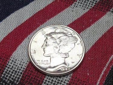1942 Mercury Silver Dime *GEM BU*