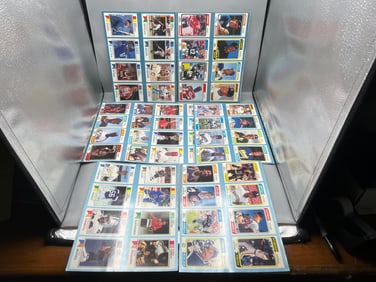 Lot of (6) 1992 Price Guide Sports Uncut Card Sheets W/ Stars