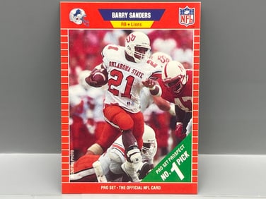 1989 Pro Set Barry Sanders RC #494
