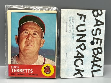 West Corp. Baseball Cello Fun Pack Repack 1963 Topps Unopened Pack