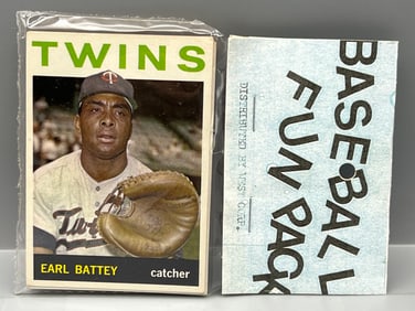 West Corp. Baseball Cello Fun Pack Repack 1964 Topps Unopened Pack