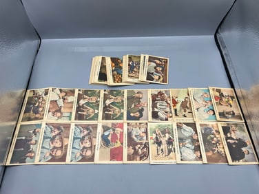 Lot of (45+) 1959 Fleer The Three Stooges Trading Cards - Varying Conditions