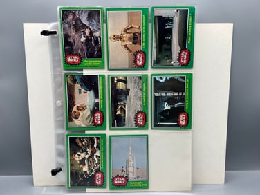 1977 Topps Star Wars Series Four Near Complete Set - Missing 1 Card
