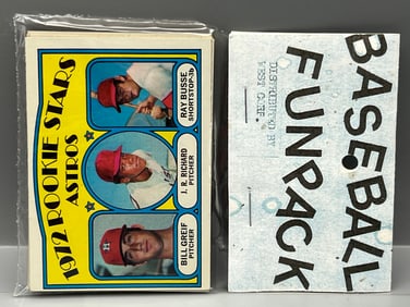 West Corp. Baseball Cello Fun Pack Repack 1972 Topps Unopened Pack - JR Richard RC on front