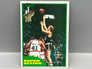 1981 Topps Larry Bird Super Action #101 - 2nd Year Card