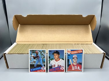 1985 Topps Baseball Complete Set W/ Kirby Puckett RC, Roger Clemens RC, & Mark McGwire Team USA RC