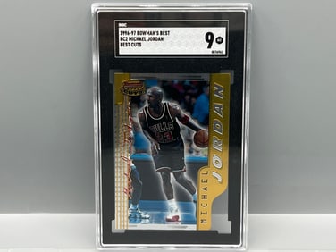 1996-97 Bowman's Best Michael Jordan Best Cuts Die Cut #BC2 SGC Mint 9