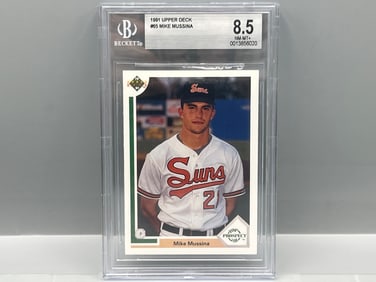 1991 Upper Deck Mike Mussina RC #65 BGS NM-MT+ 8.5