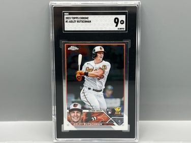 2023 Topps Chrome Adley Rutschman RC #1 SGC Mint 9