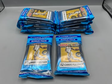 Lot of (10) 2019-20 Panini Hoops Premium Stock Basketball Factory Sealed Value Packs