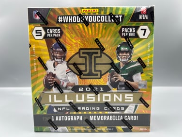 2021 Panini Illusions Football Factory Sealed Mega Box