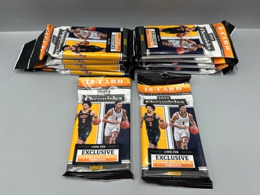 Lot of (10) 2021 Panini Chronicles Draft Picks Basketball Factory Sealed Value Packs